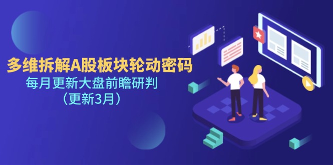 （14213期）多维拆解A股板块轮动密码，每月更新大盘前瞻研判（更新3月）-戎耀联盟