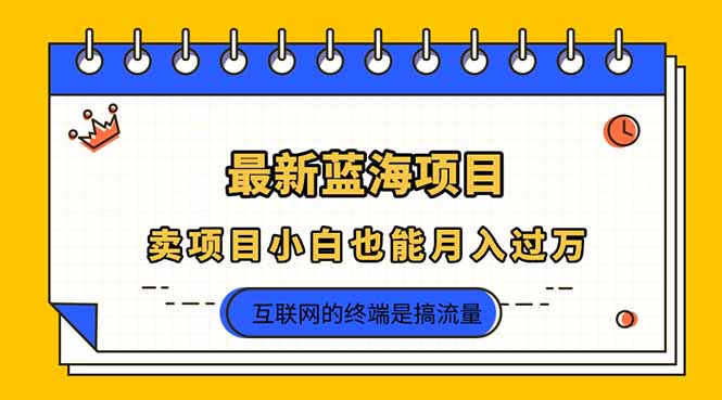 (14289期)2025年最新蓝海项目,卖项目小白也能月入过万-戎耀联盟