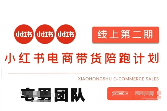 小红书电商带货课2期，月利润20个的小红书电商的有货源，无货源，虚拟产品，付费投流等整套玩法-戎耀联盟